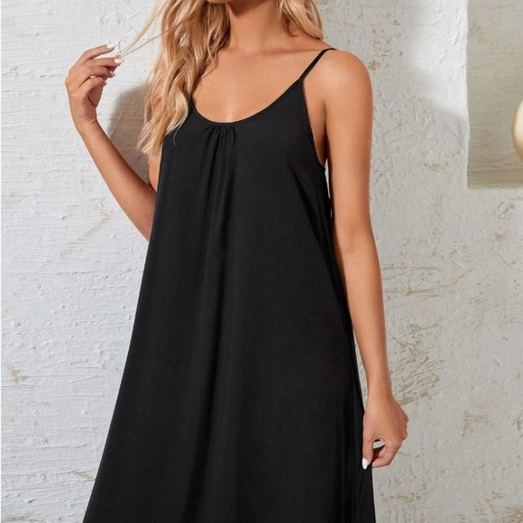 Boho Color block Open Back Cami Dress - Picture 4 of 6